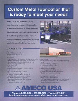 ameco usa metal fabricating solutions llc|ameco manufacturers.